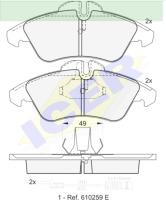 Icer Brakes 141104 - JGO.PASTILLAS