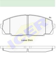 Icer Brakes 141170 - JGO.PASTILLAS,FURGONETA/TURISMO