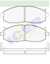 Icer Brakes 141266000 - JGO.PASTILLAS,FURGONETA/TURISMO