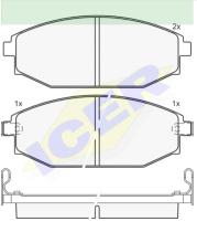 Icer Brakes 141272000 - JGO.PASTILLAS,TURISMO  *HCSOB