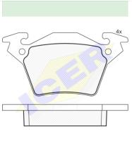 Icer Brakes 141284000 - PASTILLAS DE FRENO MERCEDES