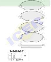 Icer Brakes 141498701 - PASTILLA DE FRENO