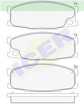 Icer Brakes 141504000 - PASTILLAS FRENO MOTO ICER