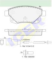 Icer Brakes 141794 - PASTILLA FRENO ICER