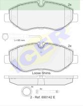 Icer Brakes 141846 - JGO.PASTILLAS