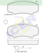 Icer Brakes 141847 - JGO.PASTILLAS