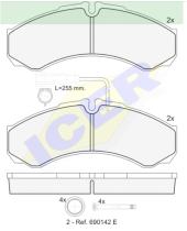 Icer Brakes 141848000 - JGO.PASTILLAS