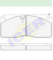 Icer Brakes 151078000 - PASTILLAS FRENO MOTO ICER