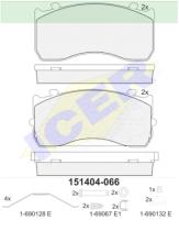 Icer Brakes 151404066 - JGO.PASTILLAS,CAMION-AUTOBUS