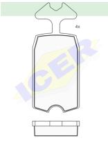 Icer Brakes 180090000 - JGO.PASTILLAS**JOGAMA**
