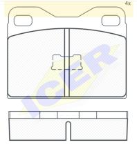 Icer Brakes 180225 - JGO.PASTILLAS