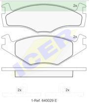 Icer Brakes 180459000 - JGO.PASTILLAS  *OBMERB