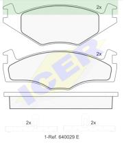 Icer Brakes 180460000 - JGO.PASTILLAS