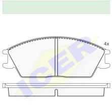 Icer Brakes 180616000 - JGO.PASTILLAS