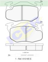 Icer Brakes 180633 - JGO.PASTILLAS