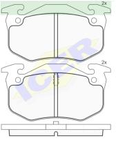 Icer Brakes 180649 - JGO.PASTILLAS TRAS CIT/PEU