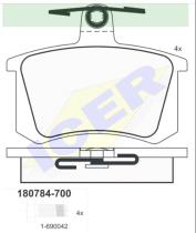 Icer Brakes 180784700 - JGO.PASTILLAS,FURGONETA/TURISMO