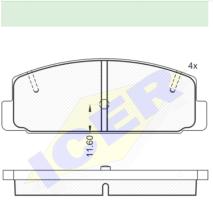 Icer Brakes 180785000 - JGO.PASTILLAS