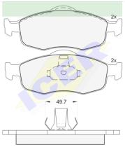 Icer Brakes 180916000 - JGO.PASTILLAS FRENO