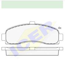 Icer Brakes 180922000 - JGO.PASTILLAS FRENO