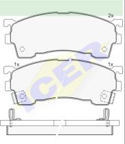 Icer Brakes 180971203 - JGO.PASTILLAS,FURGONETA/TURISMO