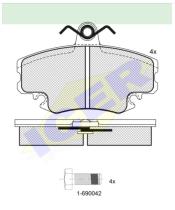 Icer Brakes 180993204 - JGO.PASTILLAS