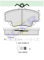 Icer Brakes 180993700 - JGO.PASTILLAS,TURISMO