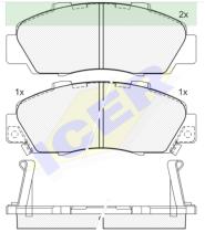 Icer Brakes 181019000 - JGO.PASTILLAS