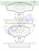 Icer Brakes 181119000 - JGO.PASTILLAS