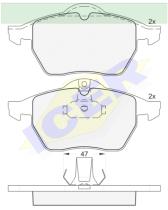 Icer Brakes 181128000 - JGO.PASTILLAS,FURGONETA/TURISMO