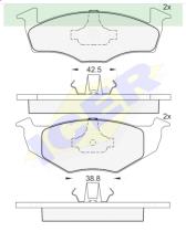 Icer Brakes 181130 - JGO.PASTILLAS,TURISMO