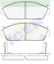 Icer Brakes 181133000 - JGO.PASTILLAS,FURGONETA/TURISMO