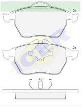 Icer Brakes 181139000 - JGO.PASTILLAS,FURGONETA/TURISMO