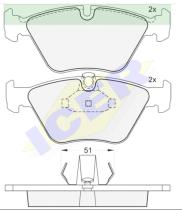 Icer Brakes 181140000 - JGO.PASTILLAS,FURGONETA/TURISMO