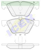 Icer Brakes 181159000 - JGO.PASTILLAS,FURGONETA/TURISMO