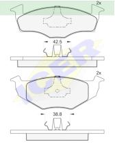 Icer Brakes 181178 - JGO.PASTILLAS,FURGONETA/TURISMO