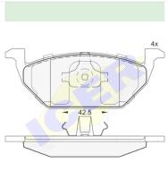 Icer Brakes 181184000 - JGO.PASTILLAS,FURGONETA/TURISMO