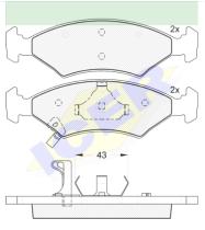 Icer Brakes 181185000 - JGO.PASTILLAS,FURGONETA/TURISMO