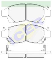 Icer Brakes 181210000 - JGO.PASTILLAS,FURGONETA/TURISMO