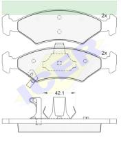 Icer Brakes 181231000 - JGO.PASTILLAS,FURGONETA/TURISMO