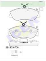 Icer Brakes 181239700 - JGO.PASTILLAS,FURGONETA/TURISMO