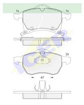 Icer Brakes 181248 - JGO.PASTILLAS,FURGONETA/TURISMO