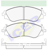 Icer Brakes 181260000 - JGO.PASTILLAS,FURGONETA/TURISMO