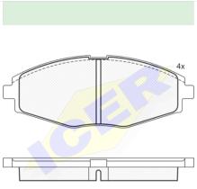 Icer Brakes 181262000 - JGO.PASTILLAS,FURGONETA/TURISMO