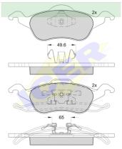 Icer Brakes 181264 - JGO.PASTILLAS,FURGONETA/TURISMO