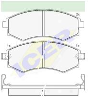 Icer Brakes 181267000 - JGO.PASTILLAS,FURGONETA/TURISMO