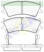 Icer Brakes 181268000 - JGO.PASTILLAS,FURGONETA/TURISMO