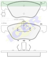 Icer Brakes 181283000 - JGO.PASTILLAS,FURGONETA/TURISMO