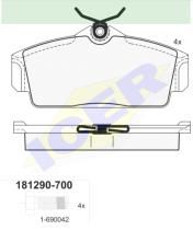 Icer Brakes 181290700 - JGO.PASTILLAS,TURISMO