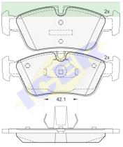 Icer Brakes 181295 - JGO.PASTILLAS,FURGONETA/TURISMO